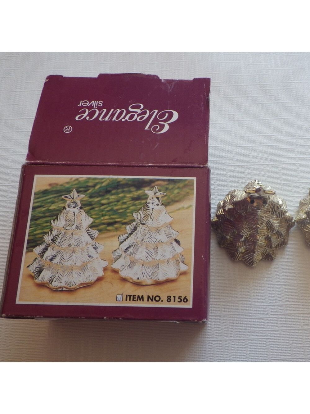 Elegance Silver Salt and Pepper Shakers